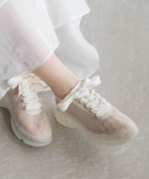 【SALE】シアーモノグラムスニーカー